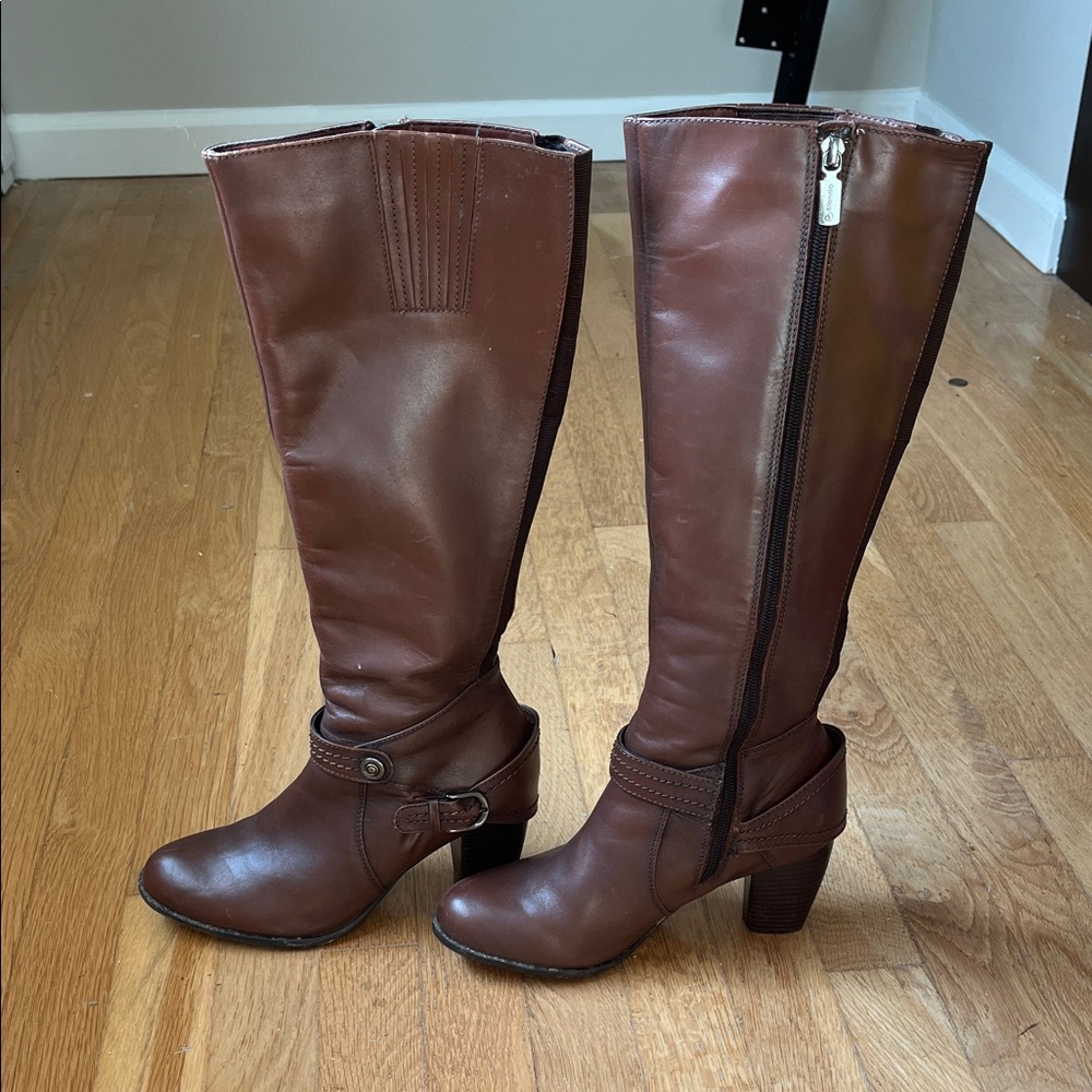Blondo Chestnut Heeled Boots